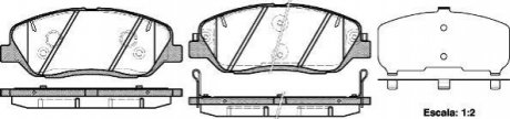 Колодки тормозные (передние) Hyundai Santa Fe II/III/Genesis 06-/Kia Sorento/Ssangyong Korando 09- WOKING P13263.02