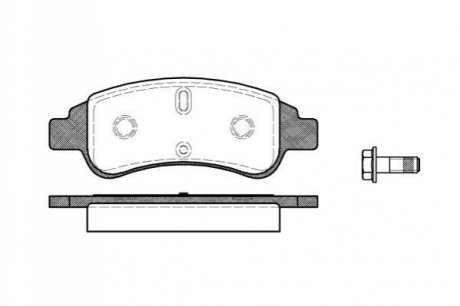 Колодки тормозные (передние) Citroen C2/C4 04-/C3 09-/Berlingo/Peugeot 206/307 96-/207 06-/208 12- WOKING P9403.30