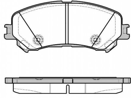 Колодки тормозные (передние) Renault Scenic/Megane 15- REMSA 1318.20