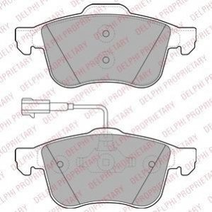 Колодки тормозные (передние) Alfa Romeo 159 05-11 Delphi LP1959