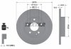 Диск гальмівний MERCEDES A(W169) "F D=276mm "04-"12 TEXTAR 92131803 (фото 1)