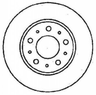 VOLVO диск гальмівний передній 740-760,940-960 Jurid 561492JC
