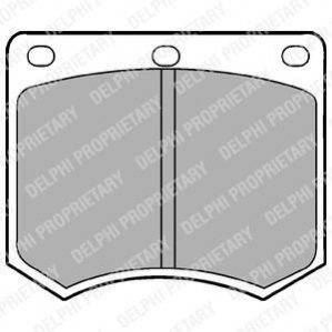 FORD гальмівні колодки передні Taunus,Granada Delphi LP154