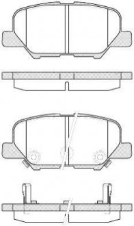 Колодки тормозные (задние) Mitsubishi Outlander III/Mazda 6 12- WOKING P14363.02
