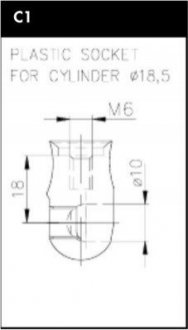 Амортизатор крышки багажника Skoda Rapid 12-19 (накл.зад.часть) (без зад.стеклоочист./без спойлера) MONROE ML6380 (фото 1)