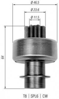 Бендикс FIAT PIAGGIO [940113020336] MAGNETI MARELLI AMB0336