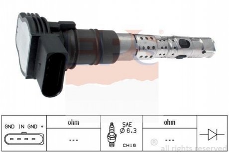 VW котушка запалювання Touareg 4,2 -06, Phaeton EPS 1.970.425