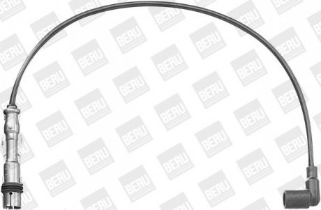 Провода зажигания VW Caddy II 1.4i 95-04 BERU ZEF1255 (фото 1)