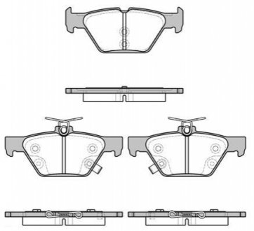Колодки тормозные (задние) Subaru Impreza/Outback/Legacy 14- WOKING P17383.02