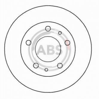 Диск тормозной (передний) Citroen Jumper/Fiat Ducato/Peugeot Boxer 1.8t 94- (300x24) A.B.S. 16292