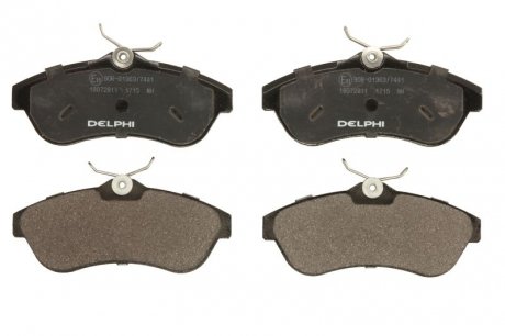 Колодки тормозные (передние) Citroen C2/С3 03- Delphi LP1715