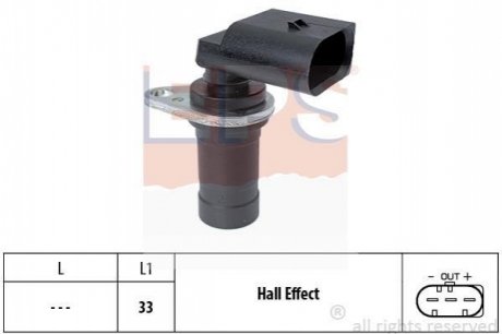 Датчик положения коленвала BMW 3/5/X5 97-10 EPS 1.953.472