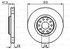 FIAT гальмівний диск передній Alfa Romeo 166 BOSCH 0986478669 (фото 1)