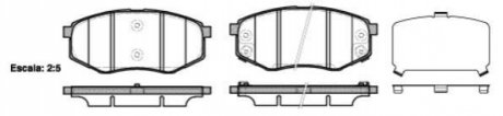 Колодки тормозные (передние) Hyundai ix20/Kia Soul II 10- WOKING P15263.02