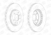 Диск тормозной (передний) Mazda 6 07-13 (299x25) CHAMPION 562633CH (фото 1)