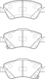 Колодки тормозные (передние) Toyota Auris/Corolla 06- Jurid 572524J