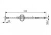 FORD трос ручного гальма передн. Focus 99- BOSCH 1987477929 (фото 1)