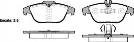 Колодки тормозные (задние) MB C-class (W204/C204) 1.6-5.5 07- WOKING P12053.00 (фото 1)