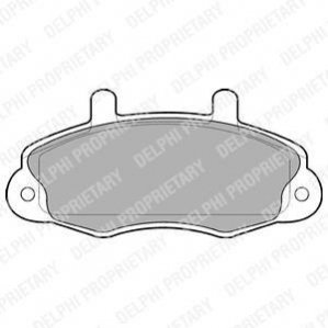 Колодки тормозные (передние) Ford Transit 85-00/Transit Tourneo 94-00 14" Delphi LP766