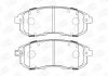 Колодки тормозные (передние) Renault Latitude/Nissan Juke/Cube 09-/Tiida 07-12/Suzuki SX4 06- CHAMPION 573646CH (фото 1)
