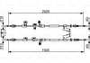 FORD трос ручного гальма задн. KUGA II 16- BOSCH 1987482709 (фото 1)