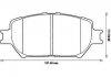 Колодки тормозные (передние) Toyota Camry 01-11/Solara 03-08/Lexus GS 05-11/IS III 13- Jurid 572553J (фото 1)