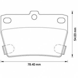 Колодки тормозные (задние) Toyota Rav4 II 00-05 Jurid 572488J