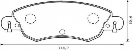 Колодки тормозные (передние) Citroen C5 1.6 HDi/1.8 16V 01- Jurid 573026J (фото 1)