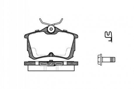 Гальмівні колодки зад. Honda Accord 98-08 (TRW) WOKING P7953.02