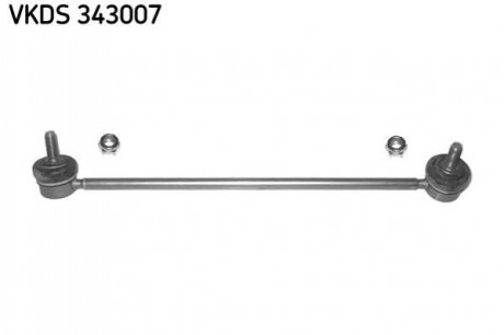Тяга стабилизатора (переднего) (L) Peugeot 207/208/301 06- SKF VKDS 343007 (фото 1)