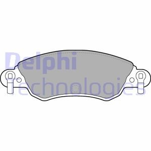 Колодки тормозные (передние) Citroen C5 1.6 HDi/1.8 16V 01- Delphi LP1656 (фото 1)