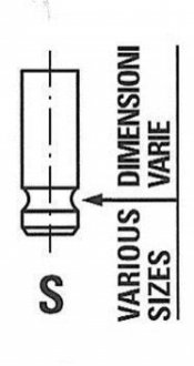 A_Клапан впускний R6611/SNT NISSAN/OPEL/SUZUKI FRECCIA R6611SNT