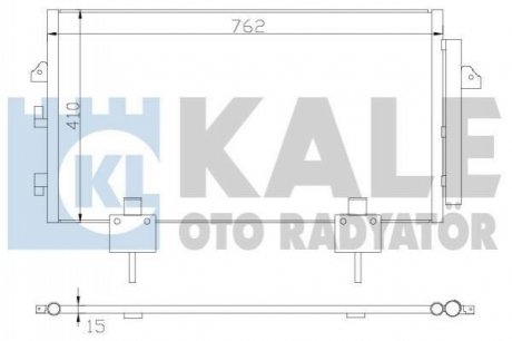 Радиатор кондиционера Toyota Rav4 1.8/2.0 00-05 Kale 383400 (фото 1)