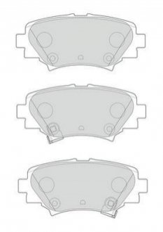 Колодки тормозные (задние) Mazda 3 III 13- Jurid 573614J
