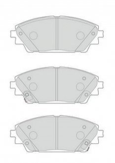 Колодки тормозные (передние) Mazda 3 13-/CX-3 15- Jurid 573611J (фото 1)