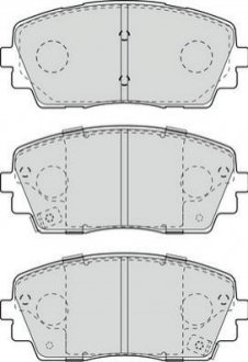 KIA гальмівні колодки передн.Picanto 11- Jurid 573420J