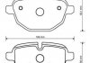 Колодки тормозные (задние) BMW 5 (F07/F10-11) 09-17/(G30-31/F90)/6 (G32)/7 (G11-12) 16-/X3/X4/X5/X6 Jurid 573352J (фото 1)