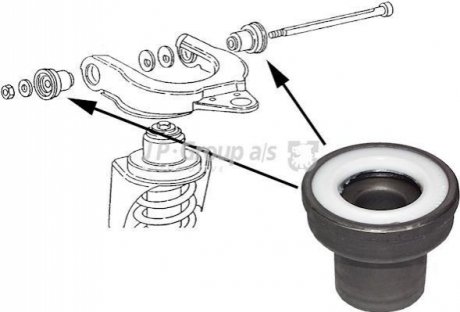 Сайлентблок важеля перед/верх. T3 JP GROUP 1140201000