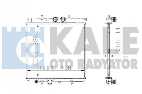 Радиатор охлаждения Citroen Berlingo/Peugeot Partner 96- Kale 216899