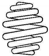OPEL пружина задня L=319mm Zafira A 99- SACHS 996 506