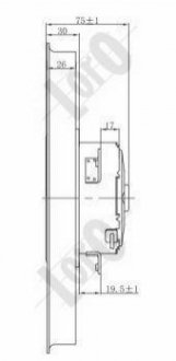 Вентилятор радіатора TRANSPORTER T4 2.4D 90- DEPO 053-014-0023