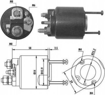 Соленоїд MERCEDES A168, B245 MAGNETI MARELLI 940113050064 (фото 1)