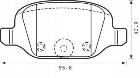 Колодки тормозные (задние) Fiat 500/Idea/Panda/Punto 99- Jurid 573019J (фото 1)