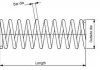 Пружина (передняя) Mazda 626 V 1.8/1.9/2.0 97-02 (седан/универсал/накл.зад.часть) MONROE SP1367 (фото 1)