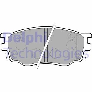 Колодки тормозные (передние) Mazda 6 02-07 Delphi LP1916