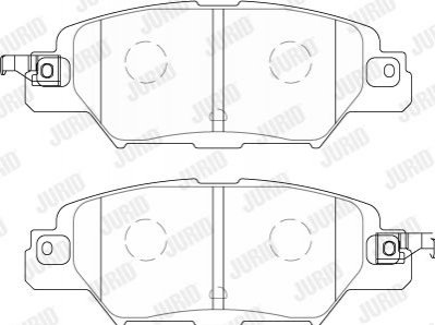 Колодки тормозные (задние) Mazda CX-5 2.0/2.2/2.5 12- Jurid 573858J