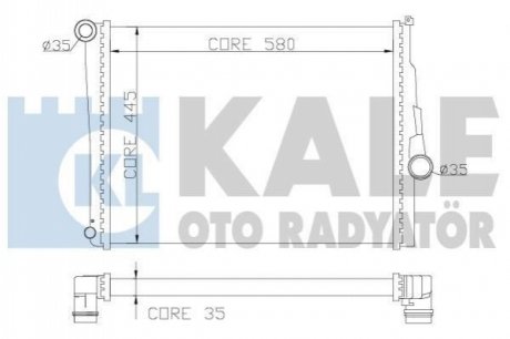 Радиатор охлаждения BMW 3 (E46) 00-05 Kale 354400 (фото 1)