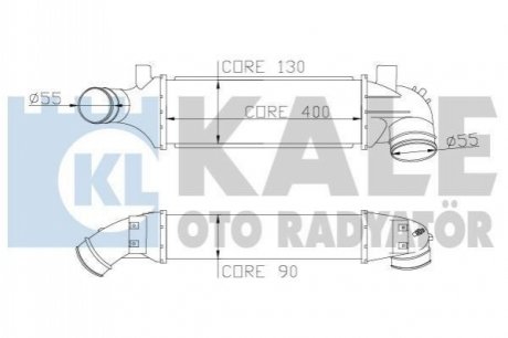 Радиатор интеркулера Ford Transit 2.0DI 00-06 Kale 346600