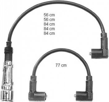 Провода зажигания VW T4 2.5 90-03 (к-кт) CHAMPION CLS108 (фото 1)