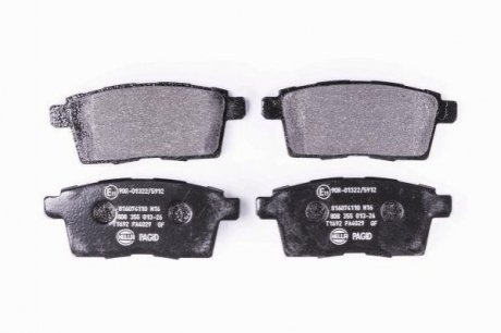 Колодки тормозные (задние) Mazda CX-7 06-14/CX-9 07- HELLA 8DB355013-261 (фото 1)